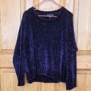 Make Offer Sanctuary Purple Crew Neck Sweater Plush Oversized Fit